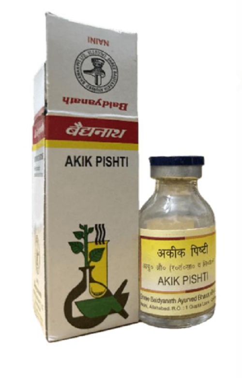 Baidyanath Akik Pishti – Natural Cardiac Tonic for Heartburn, Headache & Cooling Relief (5g)