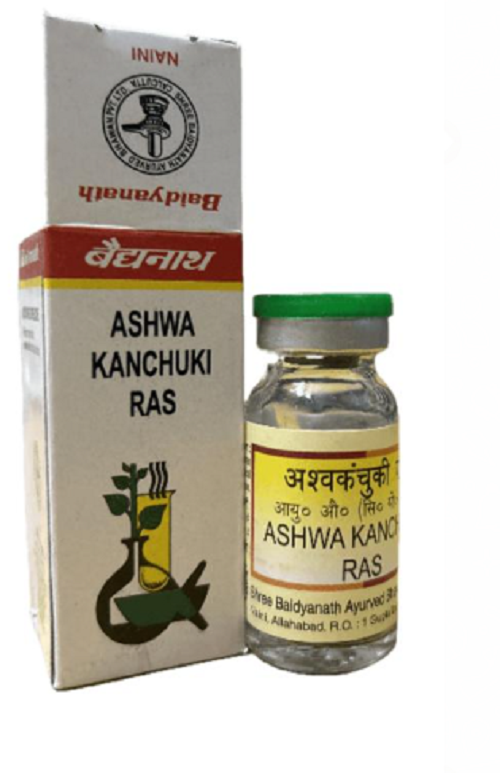 Baidyanath Ashwa Kanchuki Ras – Herbal Relief for Cold, Cough, Bronchitis &amp; Respiratory Support (40 Tablets)