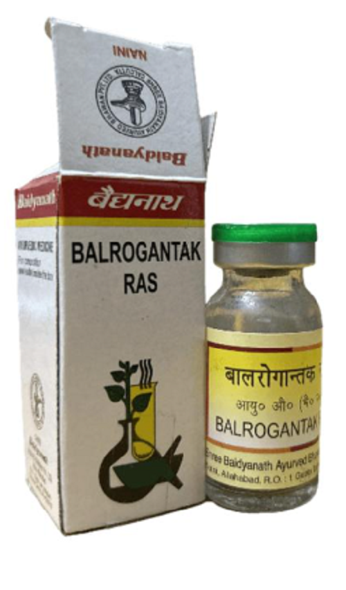 Baidyanath Balrogantak Ras – Ayurvedic Support for Kids’ Respiratory & Digestive Health (40 Tabs)