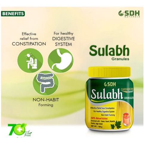 Shree Dhanwantri Herbals Sulabh Granules 100g Ayurvedic Digestive Support - LUXURY GLOW