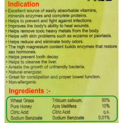 Cura Wheatgrass Ras – Ayurvedic Detox Juice for Immunity, Digestion & Heart Health (500ml)