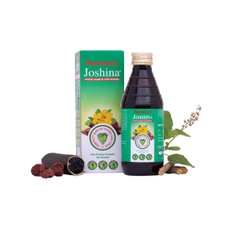 Hamdard Joshina Syrup for Cough, Cold & Sore Throat Relief