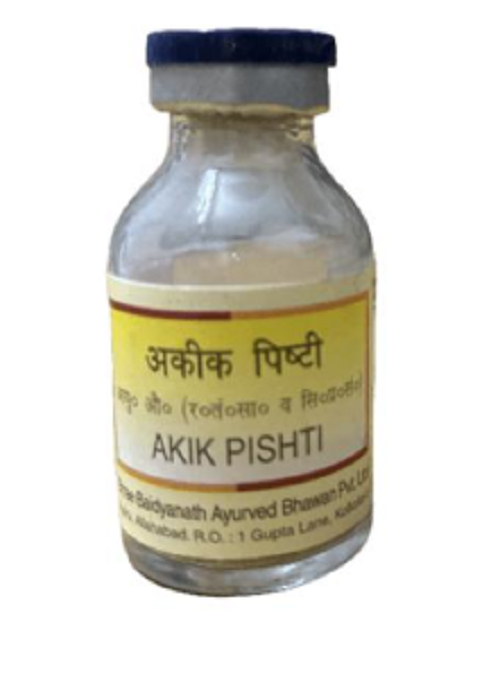 Baidyanath Akik Pishti – Natural Cardiac Tonic for Heartburn, Headache & Cooling Relief (5g)