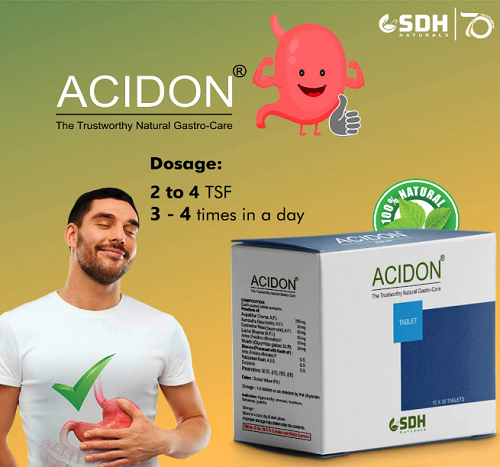Shree Dhanwantri Acidon Tablets – Ayurvedic Relief for Acidity & Gas
