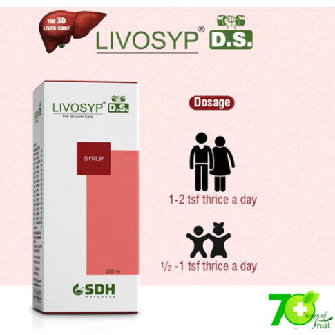 Shree Dhanwantri Livosyp DS Syrup 200ml – Ayurvedic Liver Care & Detox Support