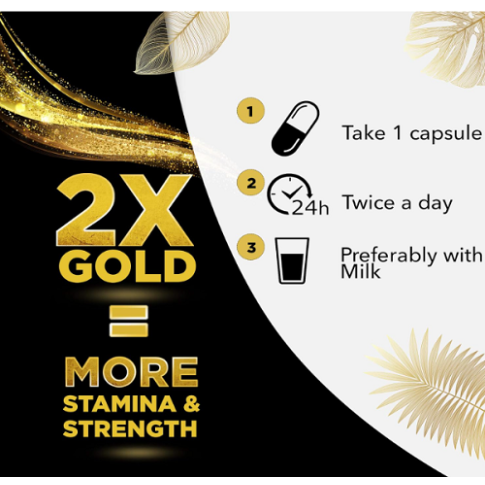 Dabur Shilajit Double Gold Capsules 10 – Energy, Stamina & Vitality Support - LUXURY GLOW