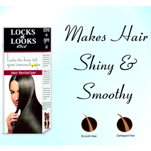 Locks & Looks Herbal Hair Oil – Hair Fall Control, Strong Roots & Healthy Scalp (100 ml)