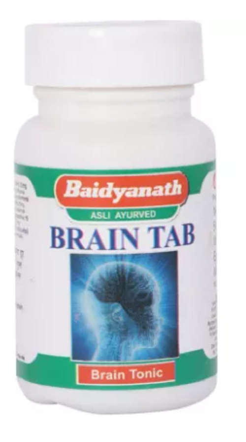 Baidyanath Braintab – Ayurvedic Brain Support Tablets for Focus, Memory & Mental Fatigue Relief