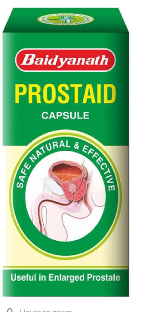 Baidyanath Prostaid Capsule – Ayurvedic Prostate & Urinary Tract Support (60 Capsules)