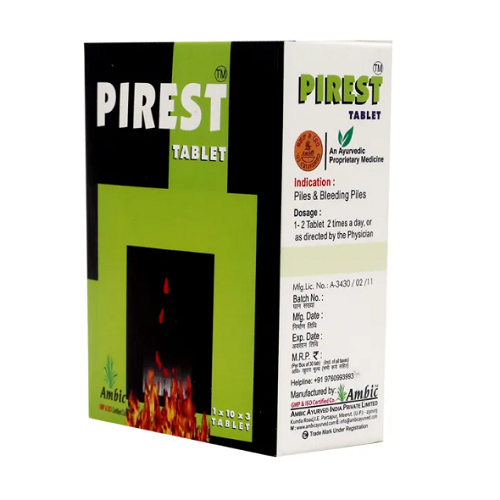 Ambic Pirest Tablets – Ayurvedic Pain Relief & Inflammation Support