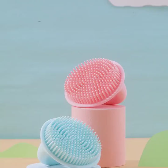 Baby Shower Brush To Remove Dandruff Silicone Scru