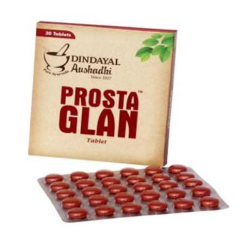 Dindayal Prosta Glan Tablets Ayurvedic Support for Prostate & Urinary Wellness (30 Tablets)