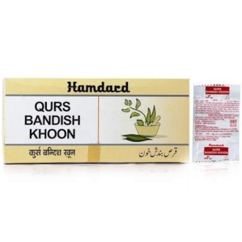 Hamdard Qurs Bandish Khoon (200 Tablets) – Unani Coagulant for Bleeding Control & Recovery