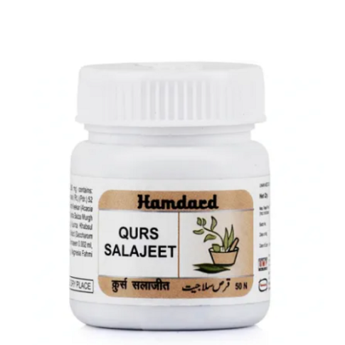 Hamdard Qurs Salajeet Tablets – Unani Support for Strength, Vitality & General Weakness