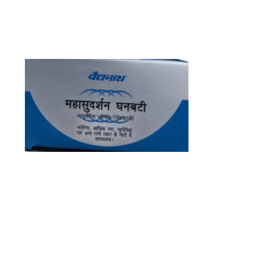 Baidyanath Mahasudarshan Ghan Bati – Ayurvedic Relief for Fever & Immunity Support