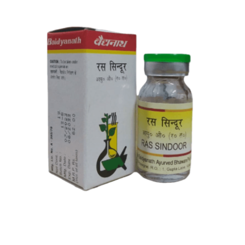 Baidyanath Ras Sindoor – Ayurvedic Support for Immunity, Digestion & Respiratory Strength