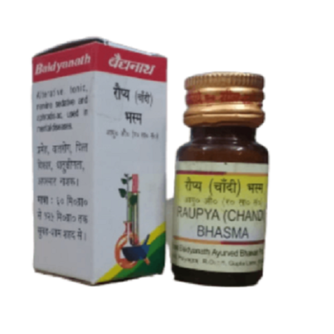 Baidyanath Raupya (Chandi) Bhasma – Ayurvedic Silver Tonic for Immunity, Heart & Vitality