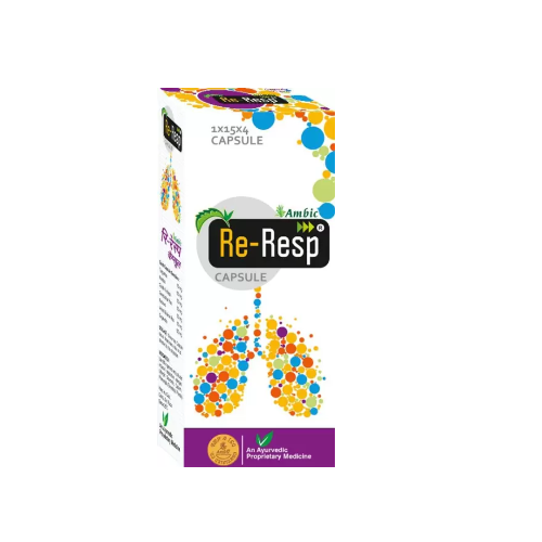 Ambic Re-Resp Capsules – Ayurvedic Respiratory Support & Lung Wellness