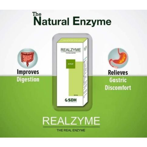 Shree Dhanwantri Herbals Realzyme Syrup – Appetite & Digestive Enzyme Support (200ml)