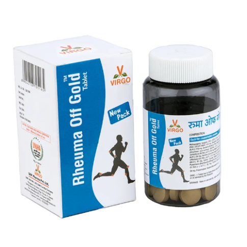 Virgo Rheuma Off Gold Tablets – Joint Pain, Swelling & Mobility Support (100 Tablets)