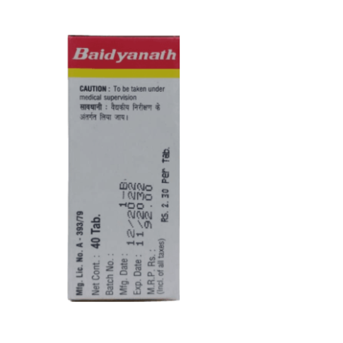 Baidyanath Rohitak Lauh Tablet – Ayurvedic Support for Liver, Spleen & Blood Health
