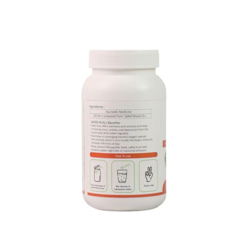 Dawaibazar Safed Musli Churna 100g – Organic Ayurvedic Vitality Powder - LUXURY GLOW