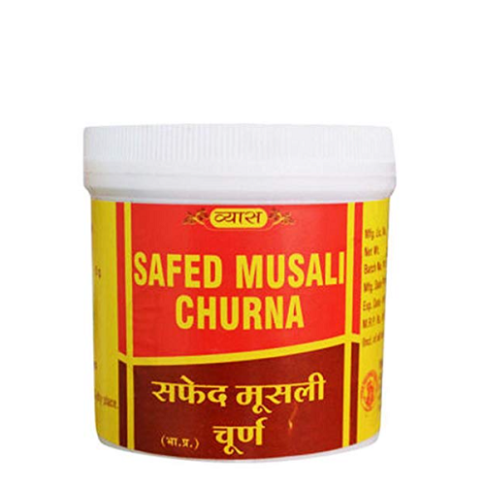 Vyas Safed Musali Churna – Ayurvedic Vitality & Men’s Wellness Support Powder - LUXURY GLOW