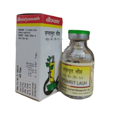 Baidyanath Saptamrit Lauh Tablet – Ayurvedic Support for Eye Health, Hair Strength & Digestion