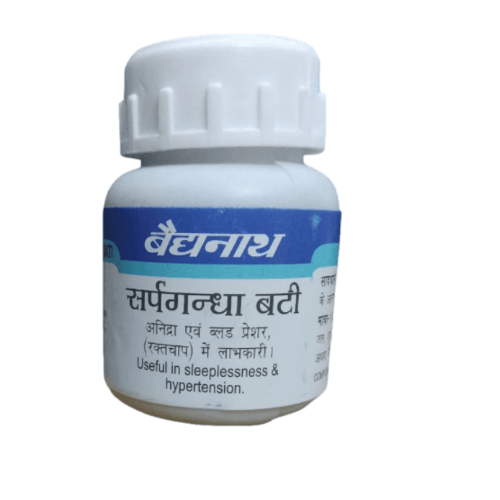 Baidyanath Sarpagandha Bati – Blood Pressure Balance, Sleep & Stress Support (50 Tabs)
