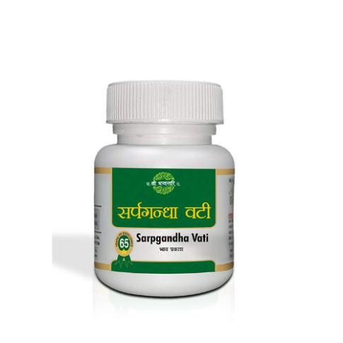 Shree Dhanwantri Herbals Sarpgandha Vati – Ayurvedic Support for Calm Mind, Deep Sleep & Healthy Blood Pressure (100 Tablets)