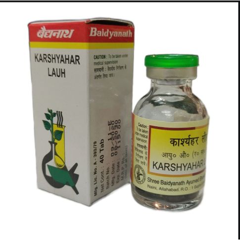 Baidyanath Karshyahar Lauh Tablets – Ayurvedic Iron Supplement for Energy, Blood Health & Immunity