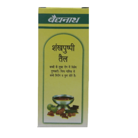 Baidyanath Shankha Pushpi Tel – Ayurvedic Oil for Memory, Stress Relief & Mental Strength (50ml)