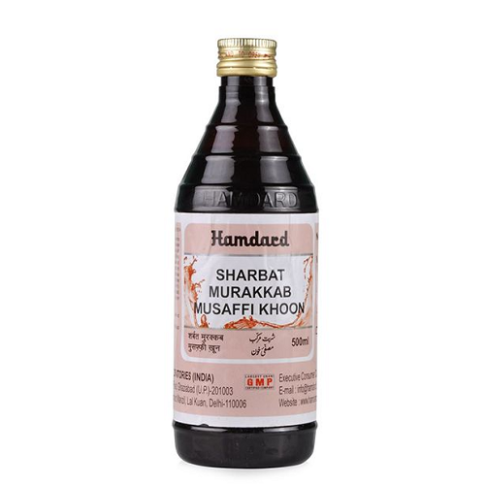 Hamdard Sharbat Murakkab Musaffi Khoon Unani Blood Purifier Syrup (500ml)