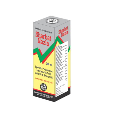 Tibbiya College Sharbat Nazla – Unani Herbal Cough Syrup for Cold & Throat Support - LUXURY GLOW