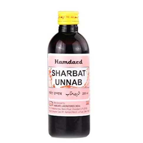 Hamdard Sharbat Unnab 500ml – Unani Blood Purifier & Throat Support Syrup - LUXURY GLOW