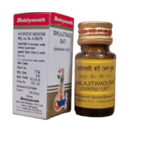 Baidyanath Shilajitwadi Bati (S.Y.) – Ayurvedic Urinary & Vitality Support Tablets - LUXURY GLOW
