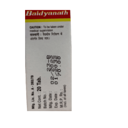 Baidyanath Shothari Mandoor Tablet – Ayurvedic Iron Supplement for Anaemia, Swelling & Digestion