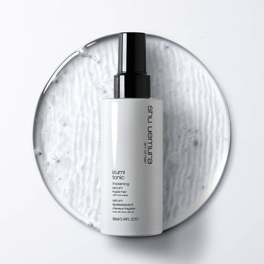 Suero capilar tónico y engrosador Shu Uemura Izumi | Fortalece, da volumen y brillo | Reduce las puntas abiertas