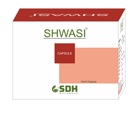 Shree Dhanwantri Shwasi Capsule – Ayurvedic Support for Respiratory Health, Easy Breathing & Chest Comfort