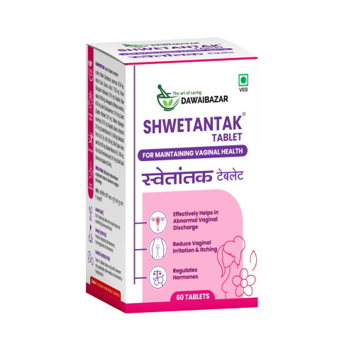 Dawaibazar Shwetantak Tablets 60T – Ayurvedic Women’s Cycle Comfort Support