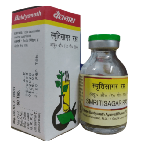 Baidyanath Smritisagar Ras – Ayurvedic Support for Neurological Health, Memory & Tridosha Balance