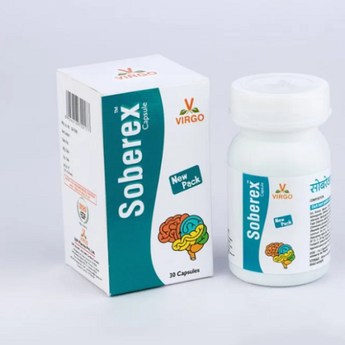 Virgo Soberex Capsules – Stress Relief, Sleep & Brain Health Support (30 Capsules)