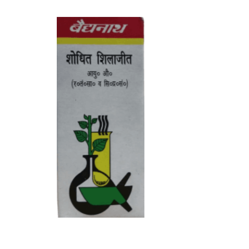 Baidyanath Shodhit Shilajit – Premium Purified Shilajit for Strength & Vitality (10g)