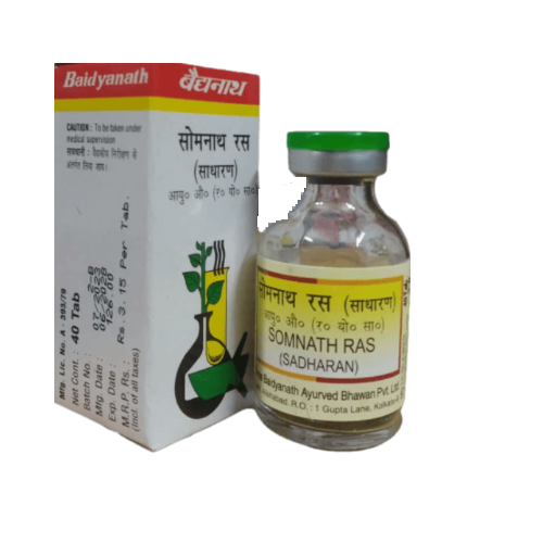 Baidyanath Somnath Ras (Sadharan) – Classical Ayurvedic Formula for Overall Wellness