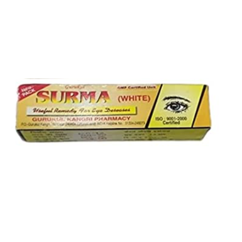 Gurukul Kangri Surma Black – Ayurvedic Herbal Kajal for Eye Comfort & Clarity (5g)