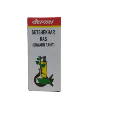 Baidyanath Sutshekhar Ras (Suwarn Rahit) – Ayurvedic Support for Acidity, Digestion & Stress Relief