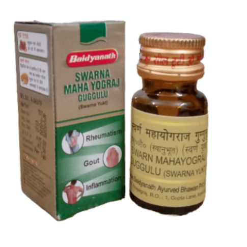Baidyanath Swarn Mahayograj Guggulu (Swarna Yukt) – Joint & Nerve Support Tablets - LUXURY GLOW