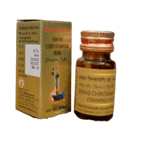 Baidyanath Swas Chintamani Ras (S.Y.) – Ayurvedic Respiratory Support Tablets - LUXURY GLOW