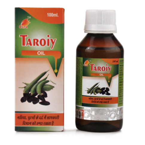 Cura Taroiy Hair Oil – Ayurvedic Hair Strengthening Oil for Growth, Shine & Reduced Hair Fall (100ml)
