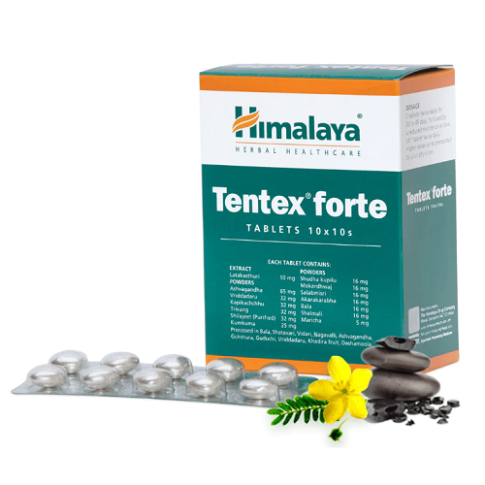 Himalaya Tentex Forte Tablets for Men’s Vitality, Performance & Reproductive Health